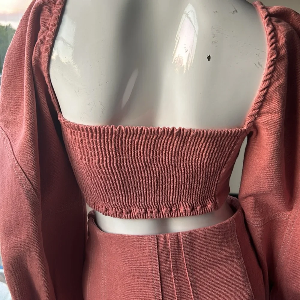 Free People Pink Skirt Set - Picture 7 of 9